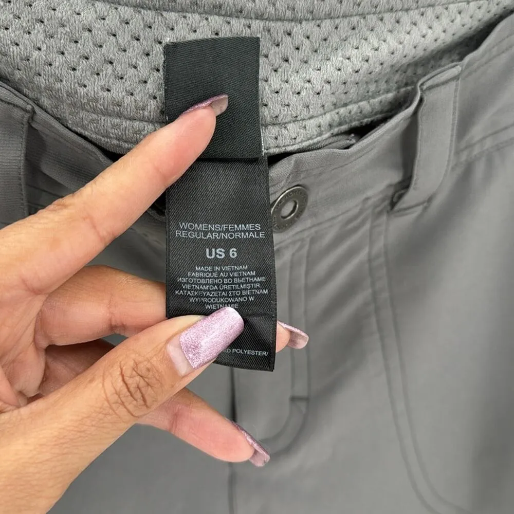 The North Face Gray Cargo Crop Capri Pants gorpcore hiking outdoor travel size 6 - Image 8