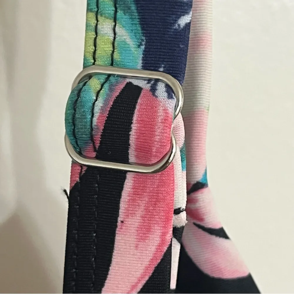 Women’s Croft And Borrow‎ Plus Size Tankini Top Tropical Print Size 3XL - Image 9