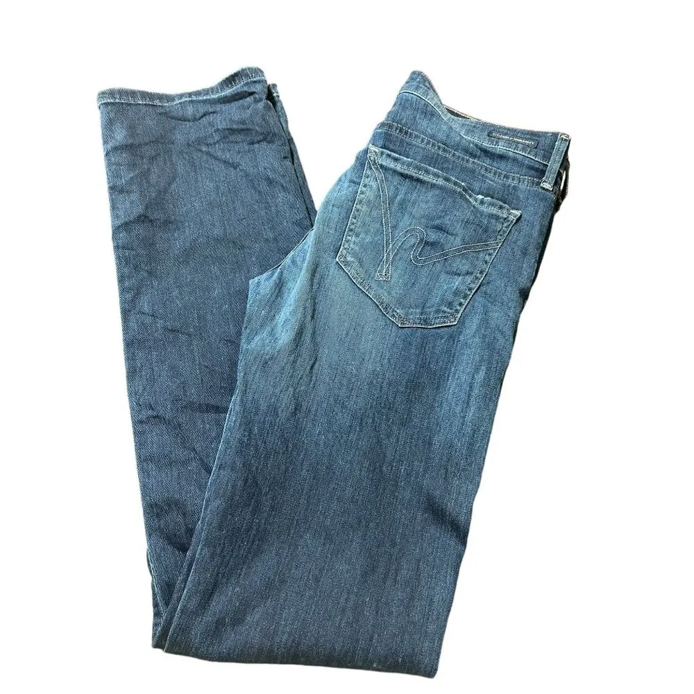 Citizens of Humanity Ava Jeans Low Rise Straight Leg Size 29 - Image 4
