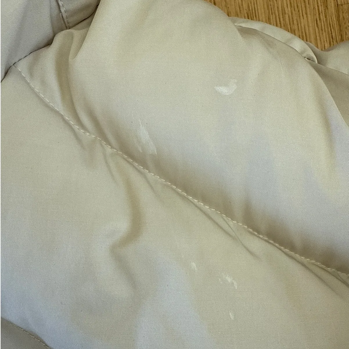 EAVES Puffer Jacket Casimir Size M Bone Off White Size M - Image 3