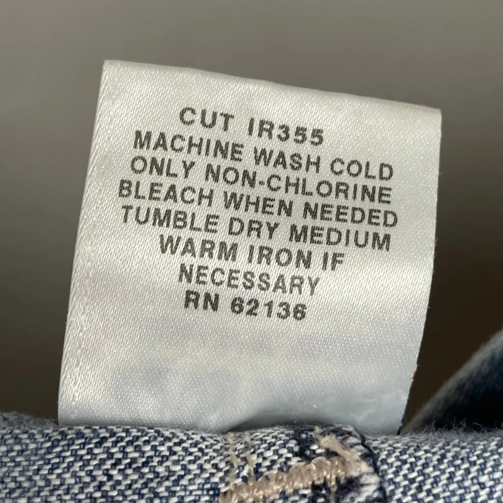 Vintage Y2K Guess Denim Skirt Medium Wash Women Jean‎ Mini Cotton Classic Blue - Image 9