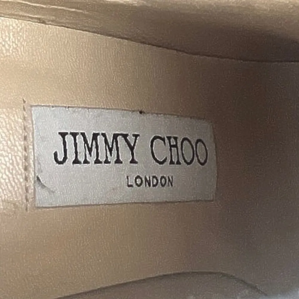 Jimmy Choo Talula Black Leather Slip On Stiletto High Heeled Boots Booties 5.5 - Image 6