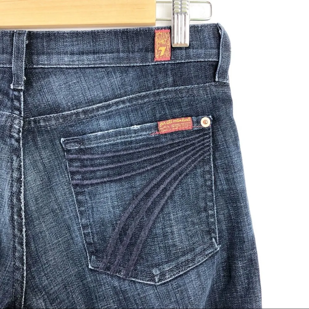 7FAM Dojo Dark Wash Cropped Jeans 27 - Image 10