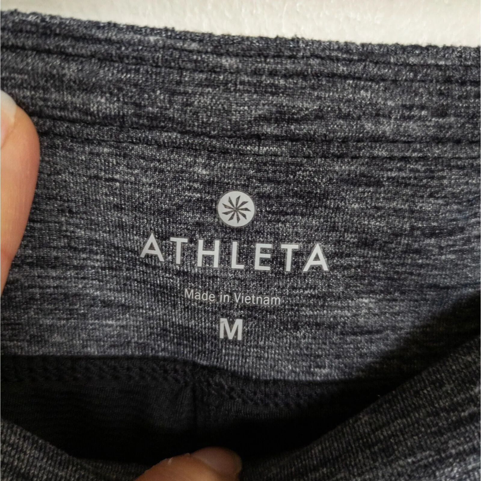 ATHLETA Grey Knit Excursion Skort Pull-On Pockets Drawstring Women's Medium - Image 5