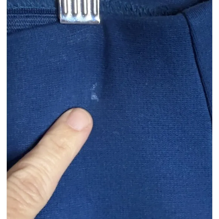 Chicos Womens 2 US Large Ankle Pants Blue Pull On Preppy Career Travel Going Out - Image 3