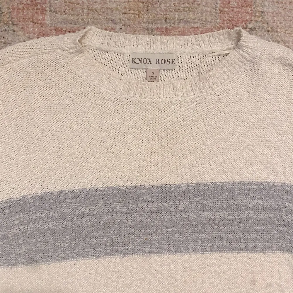 Crewneck Horizontal Striped Sweater - Image 5