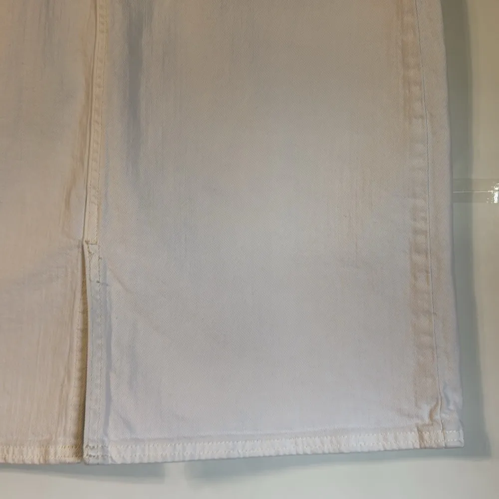 Calvin Klein Jeans Vintage Y2K Faded White Pencil Skirt Knee - Image 15