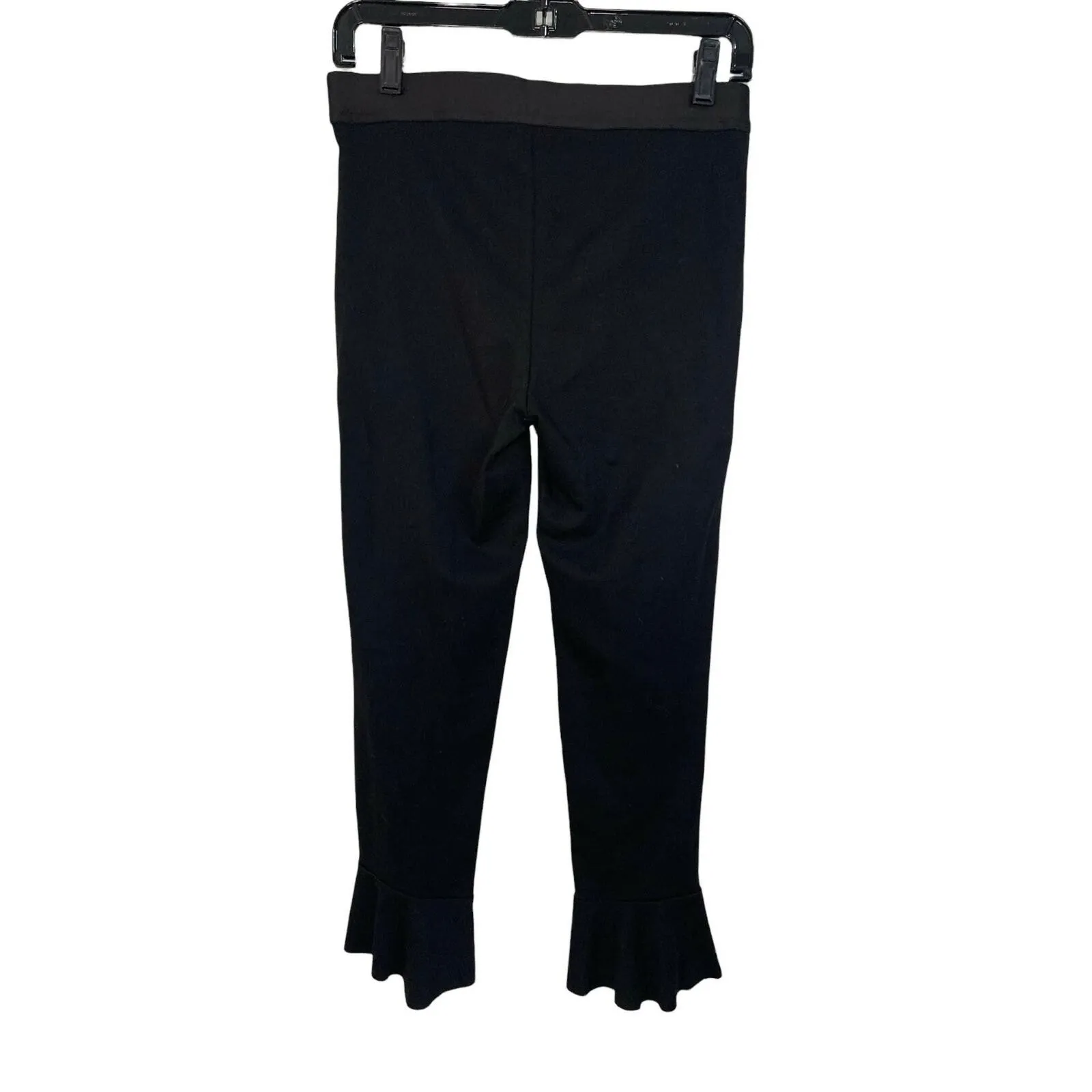 Bailey‎ 44 Passion Ruffle-Hem Cropped Pants Black Size Small - Image 5