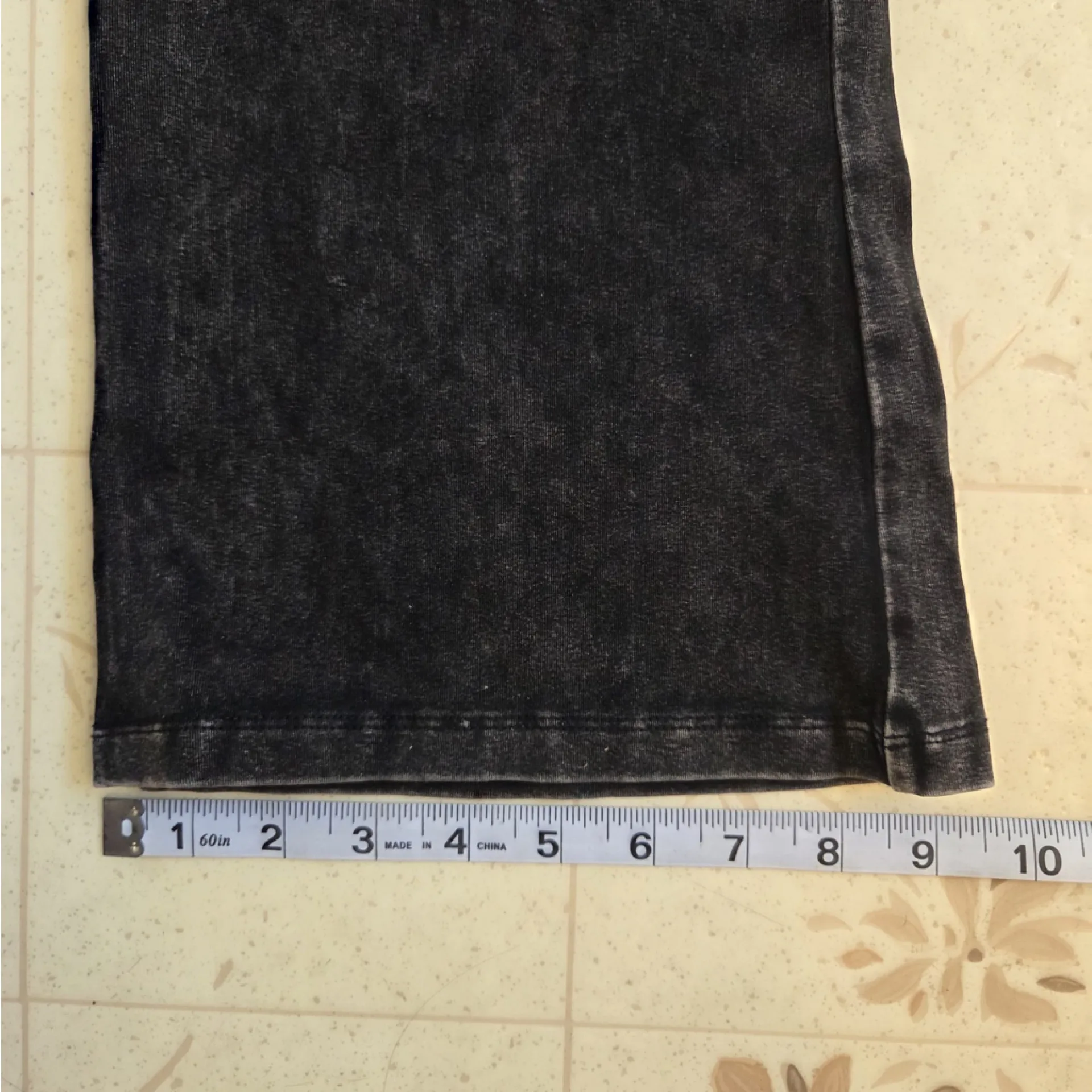 Viosi Wide Leg Boot Cut Black Charcoal Fold Over Waist Yoga Pants! - Image 5