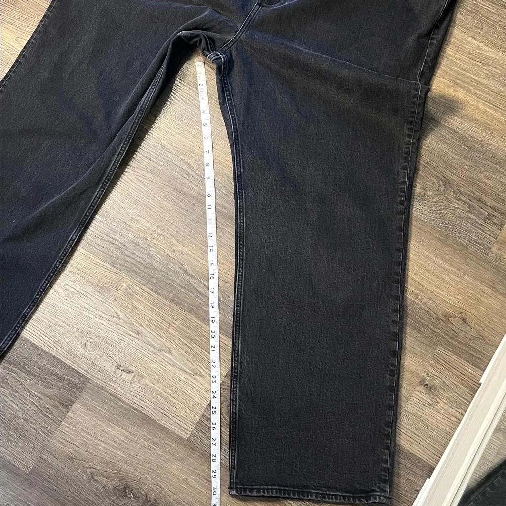 Abercrombie & Fitch Women's High Rise 90s Relaxed Two Tone Jeans 37/24R NEW - Image 9