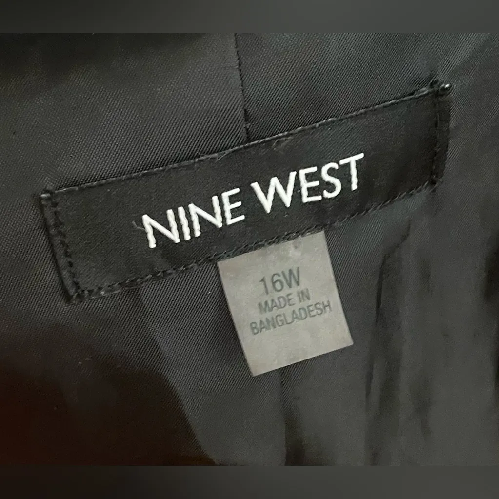 Nine West- Classic Black Blaze Size 16W - Image 7