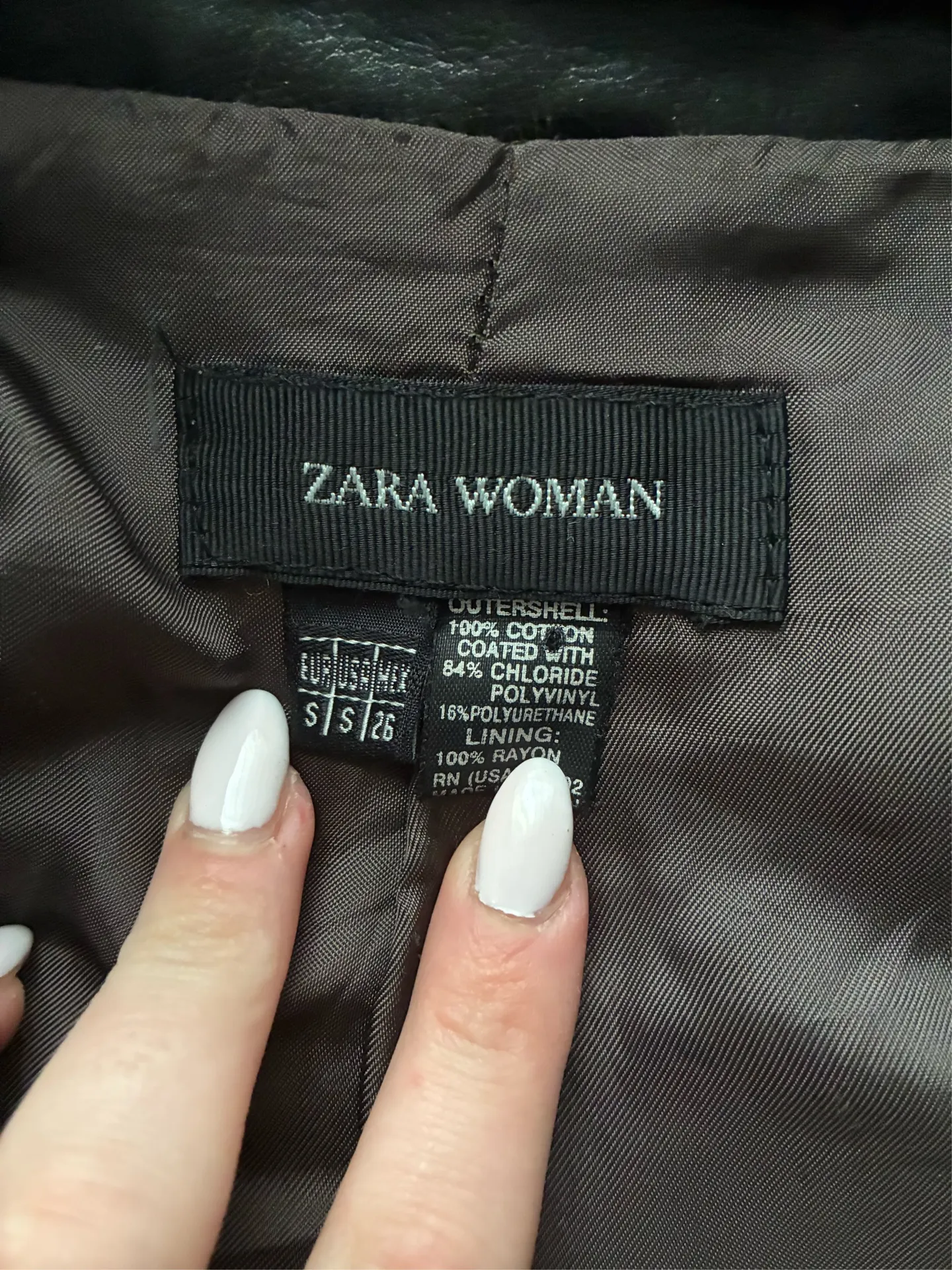 ZARA Leather Jacket - Image 2