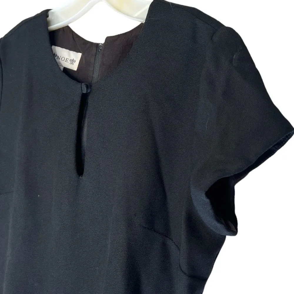 N.O.E. Black Dress Size M - Image 13