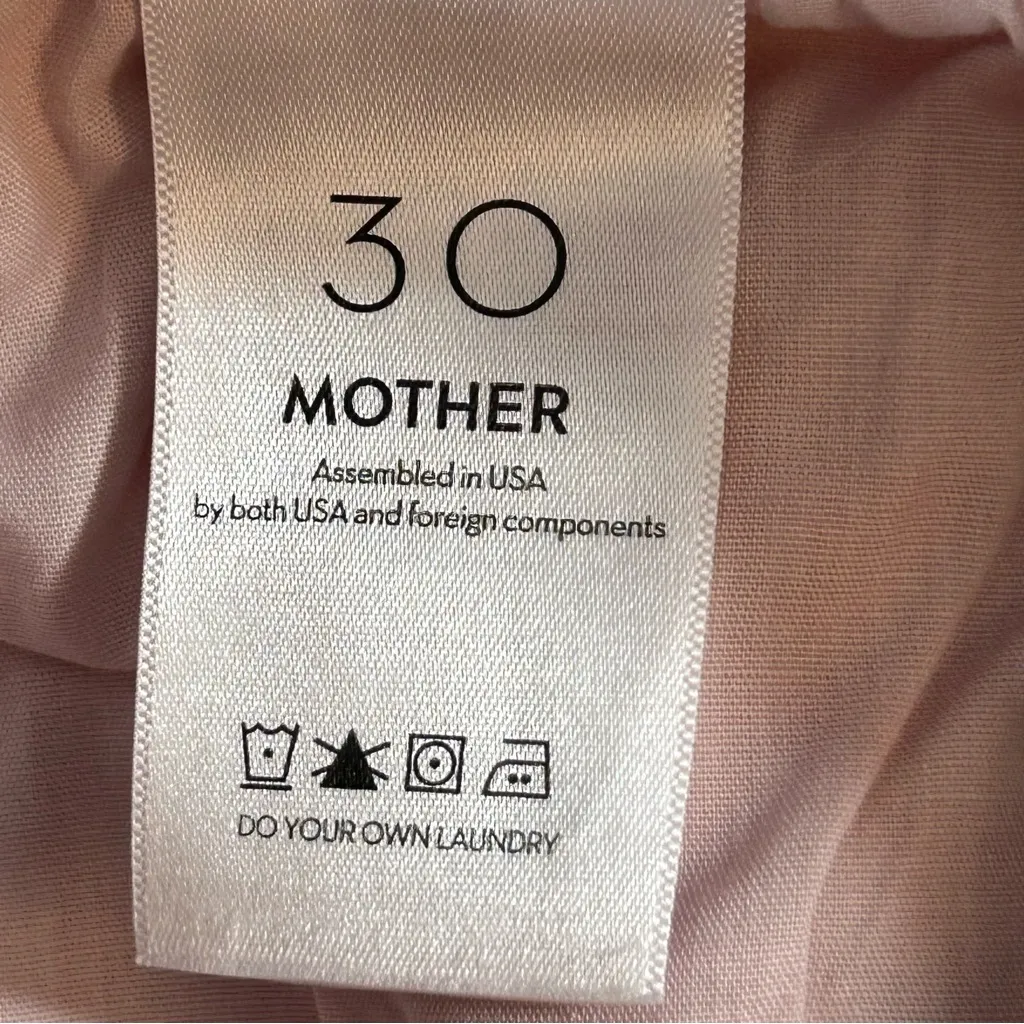 Mother The Dazzler Hover Jean In Date Night Pale Peach Size 30 Pink - Image 8