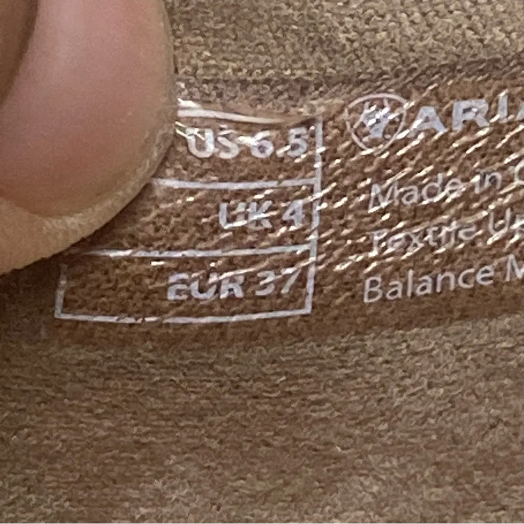 Unbridled Ariat Fringe Women's Taupe  Slip-On Shoes Sneakers Size 6.5 - Image 12