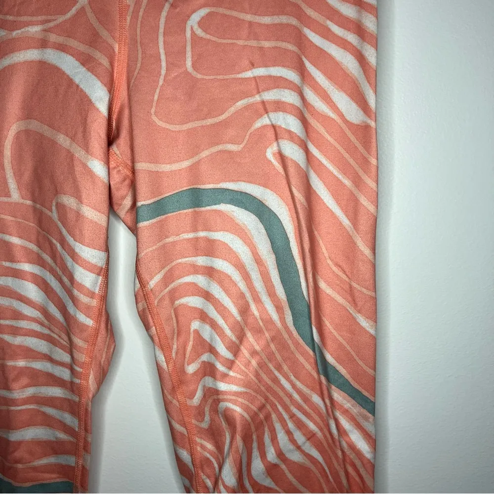 Joylab Marble Swirl Peach Full Length Athletic Workout Leggings - Image 5