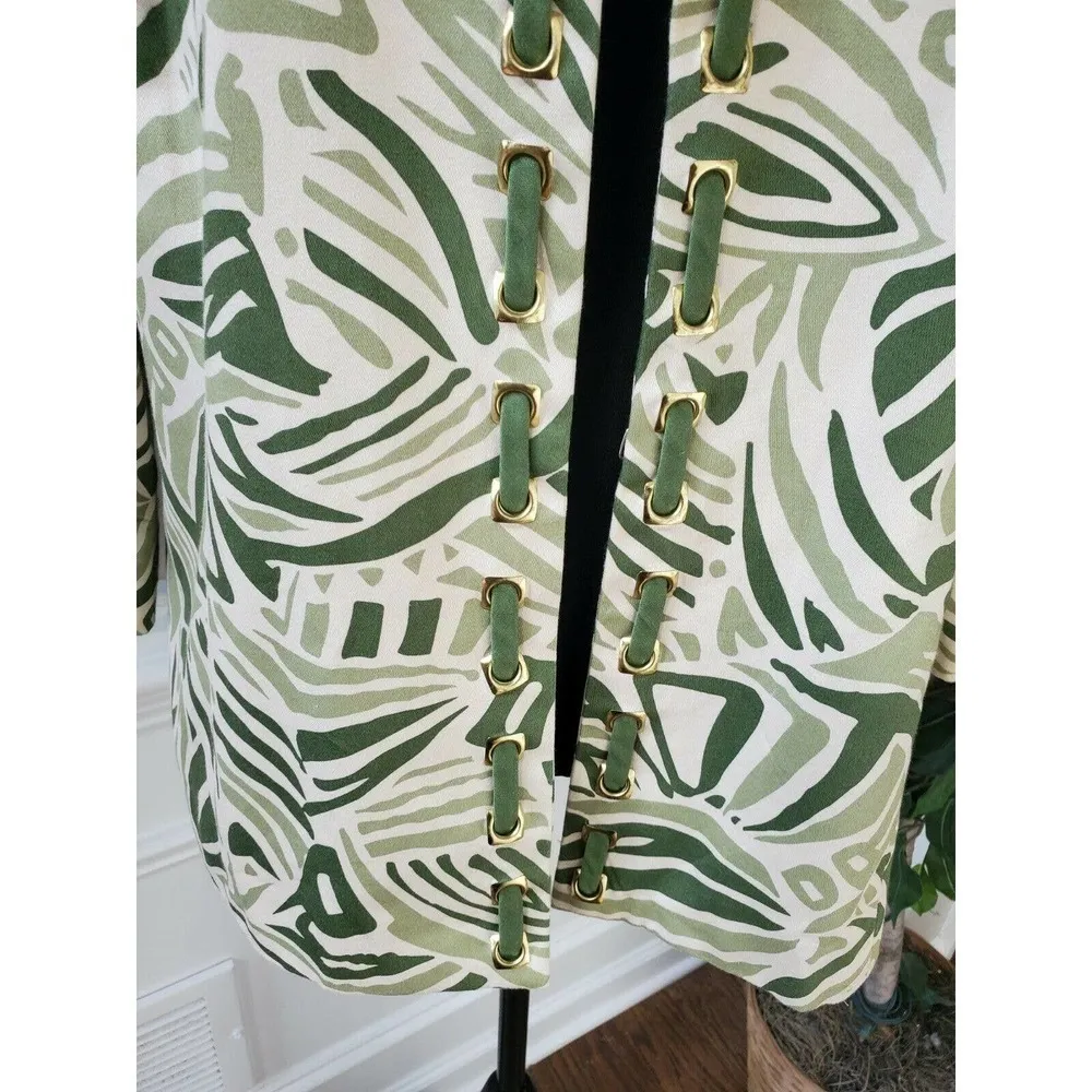 Saint Tropez West 100%Cotton Casual Jacket Size 1X - Image 3