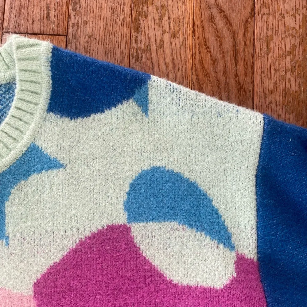 Cotton On floral abstract funky  sweater - Image 6