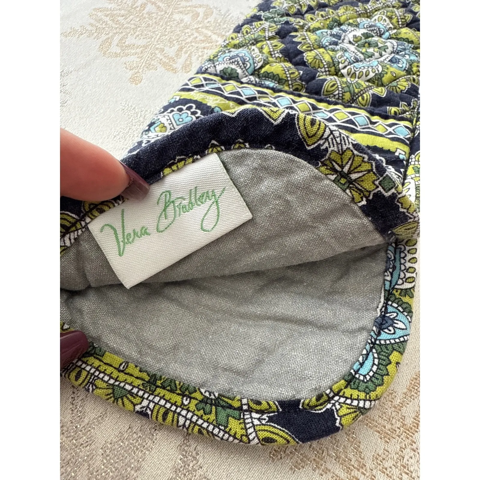 Vera Bradley Quilted Cosmetic Case Pouch Hot Tools in "Cambridge" - Image 3