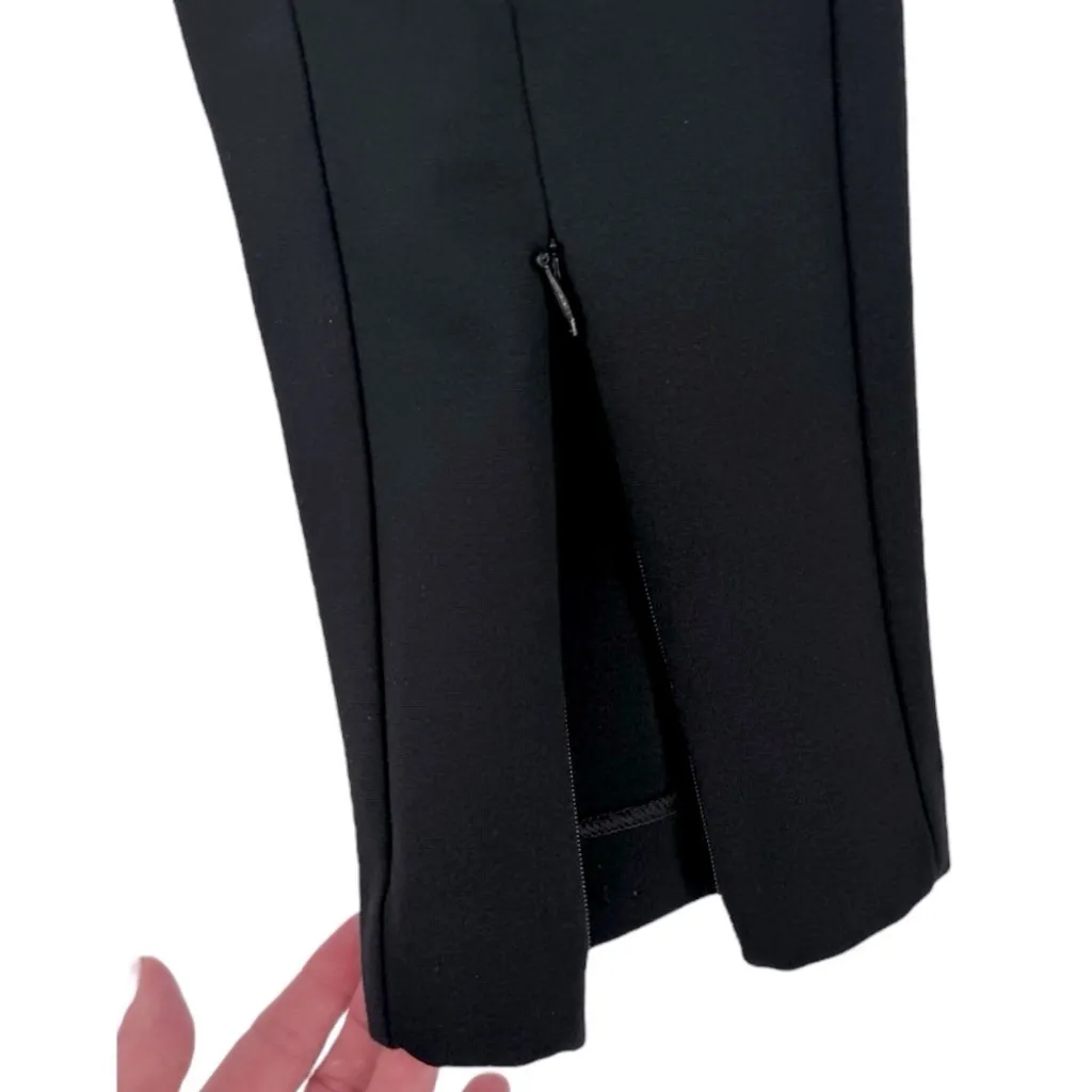 Anthropologie Maeve Ankle Zip‎ Slim Pants Black Size 6 Minimalist Contemporary - Image 12