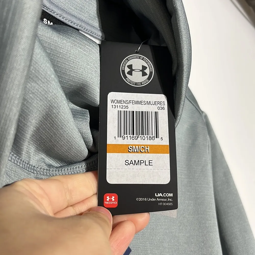 NEW Under Armour California Golden Bears Funnel Neck Grey Sweatshirt Size Small - Image 5