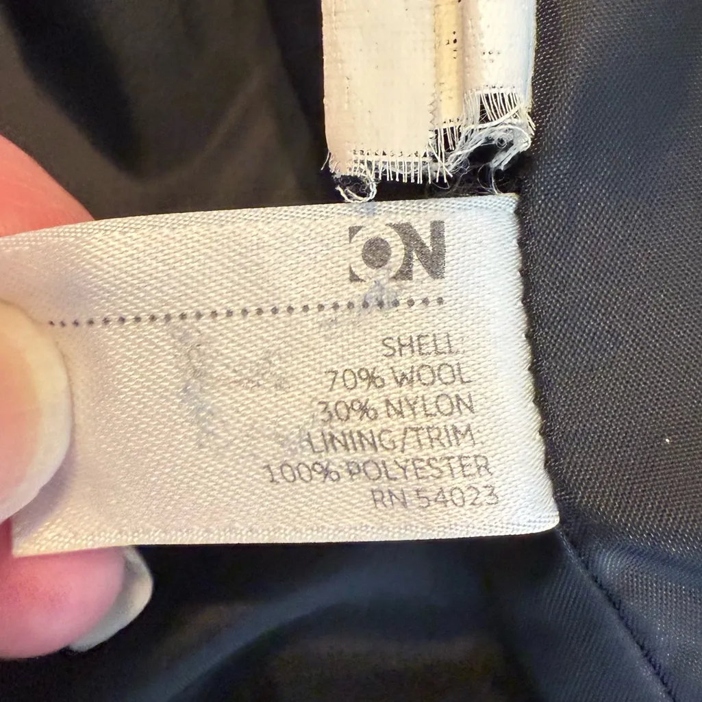 Old Navy Wool Blend Peacoat Jacket Women’s Size XS Missing a Button - Image 4