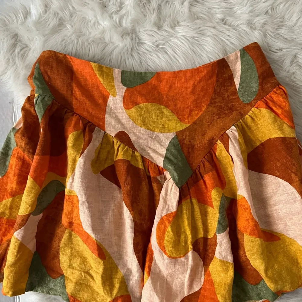 Fe Noel x Target Mini Skirt Orange Size 6 - Image 3