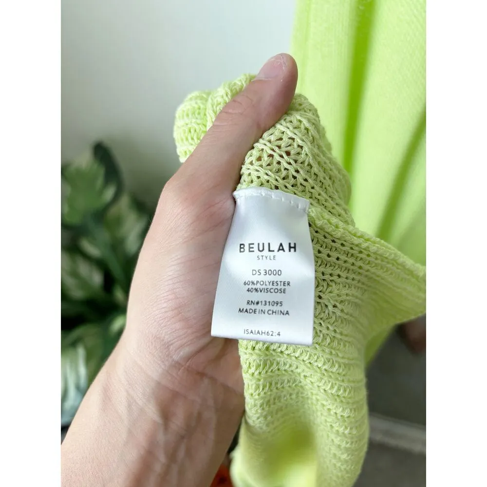 Beulah  Style Open Knit Maxi Dress - Image 5