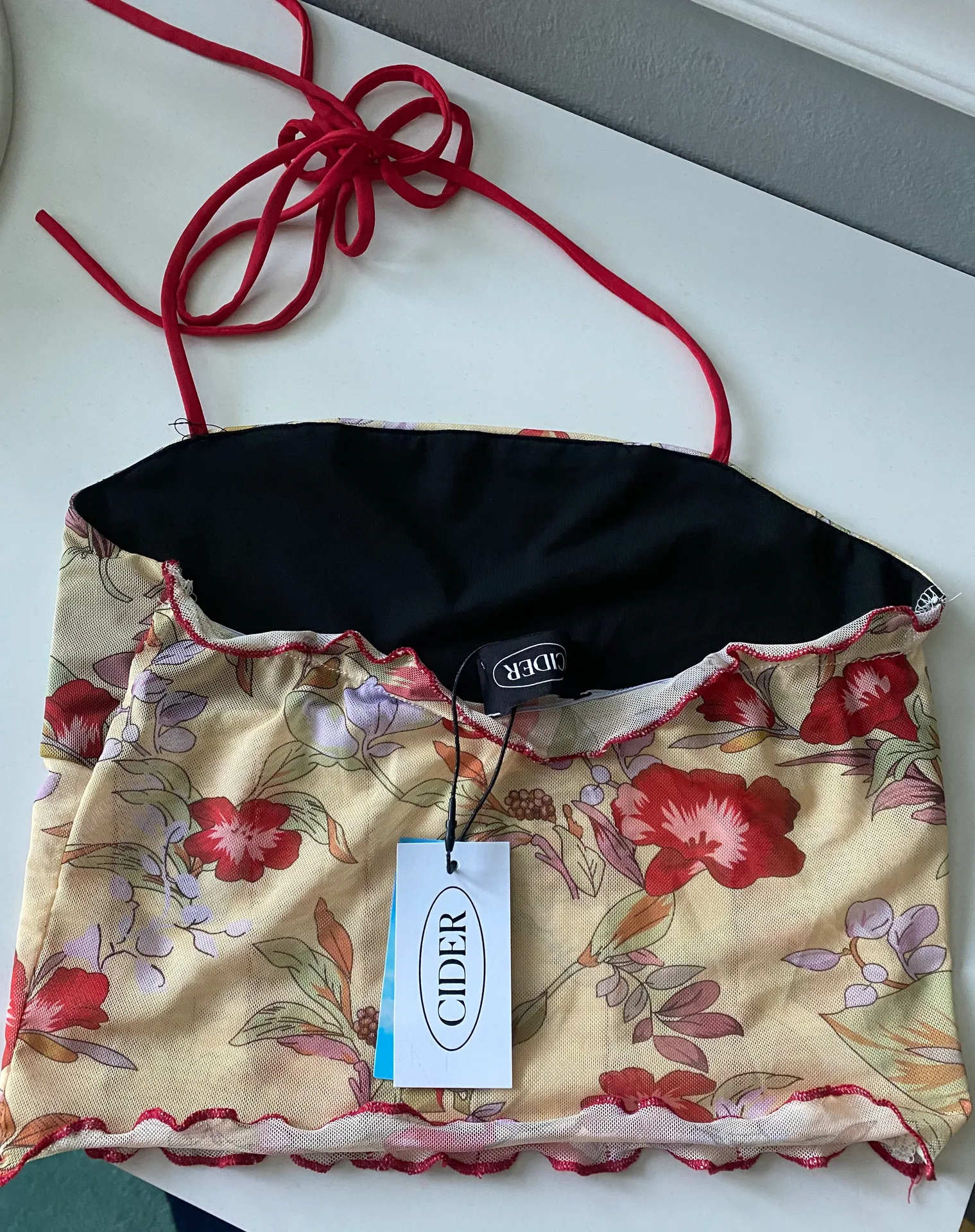 Cider Flower Halter Top - Image 5