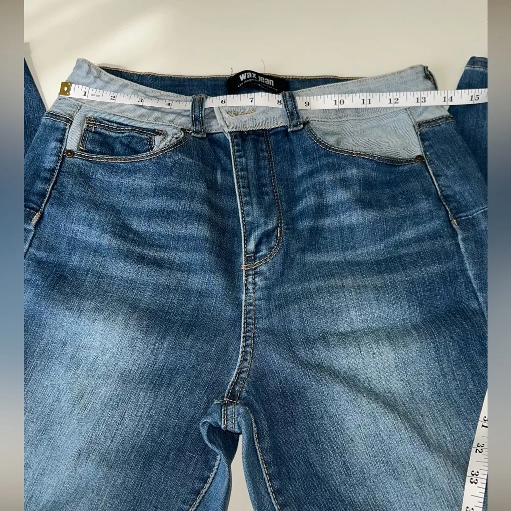 Wax Jean Women's High Rise Light Blue Jeans - Image 7