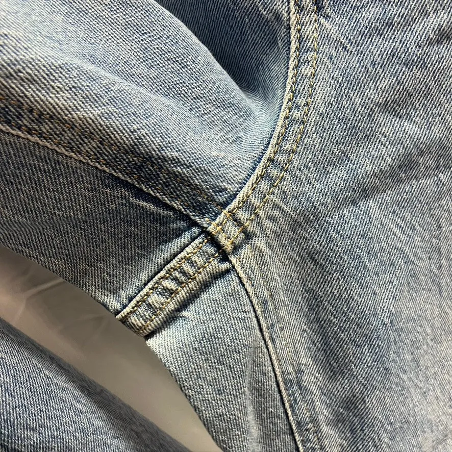 Old‎ Navy Ski-Hi Wide Leg Extra High Rise Jeans Womens 20 Light wash distressed - Image 9