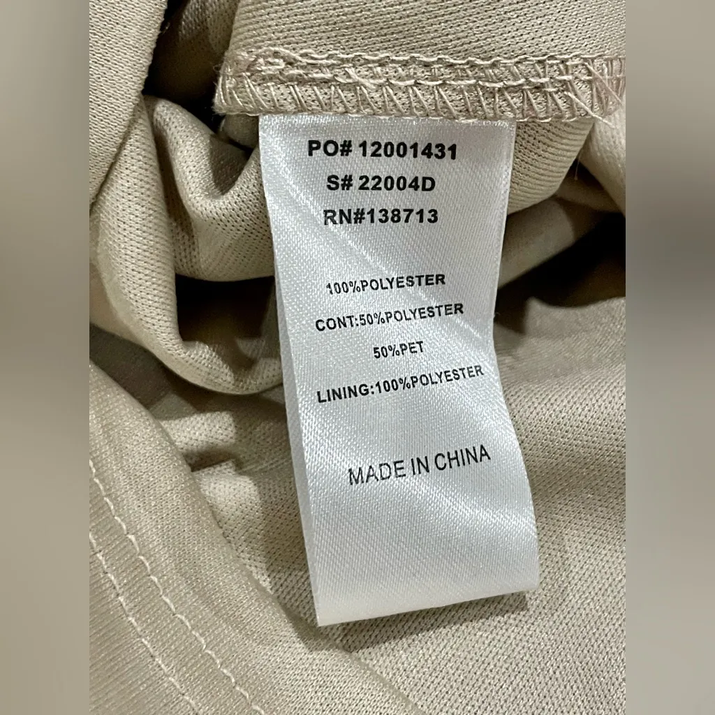 Doe & Rae Boutique Gold Sequin Beaded Sleeveless Cocktail Dress - Small - NWT - Image 11