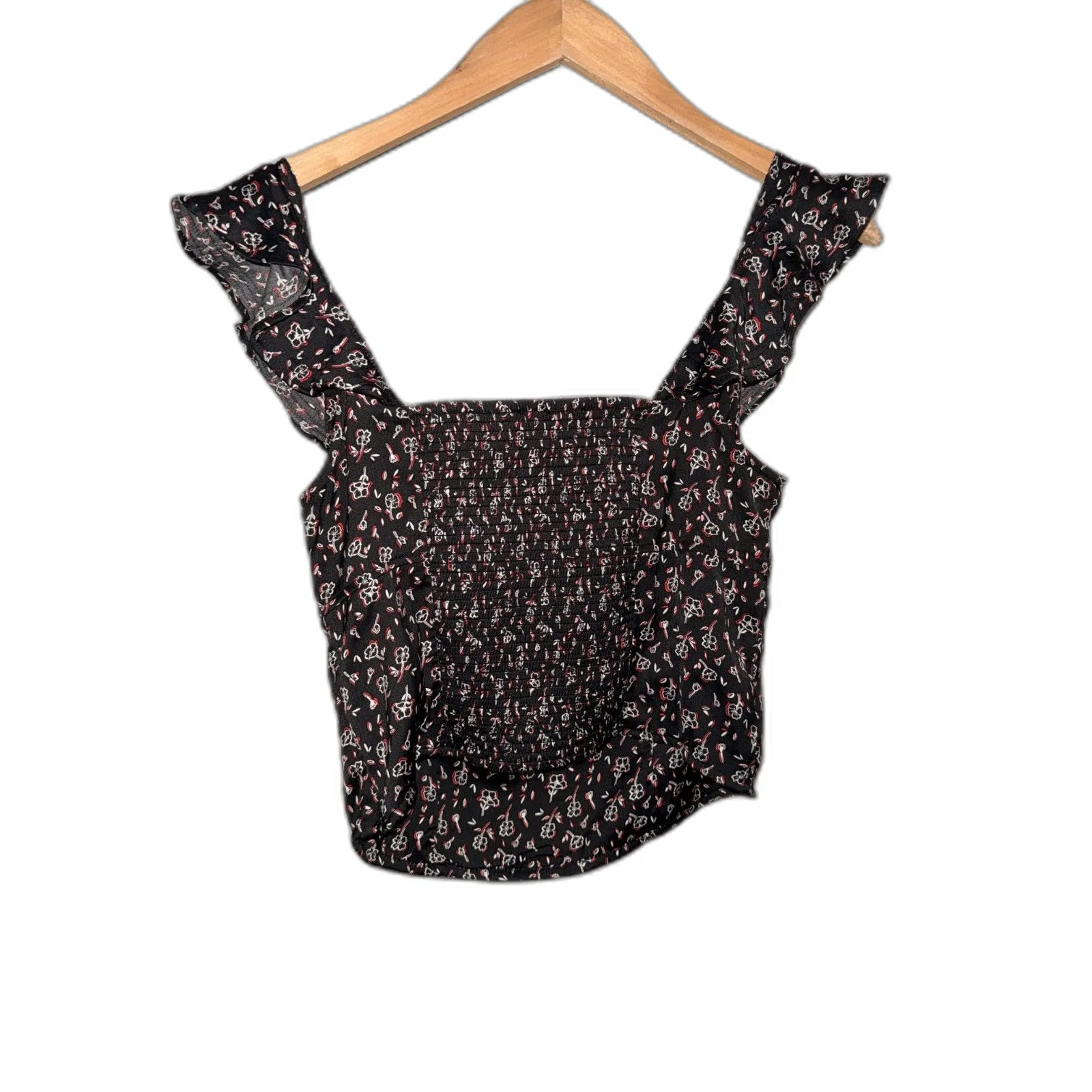 Free People Womens Size Small stay with you‎ ruffle tank top - Image 3