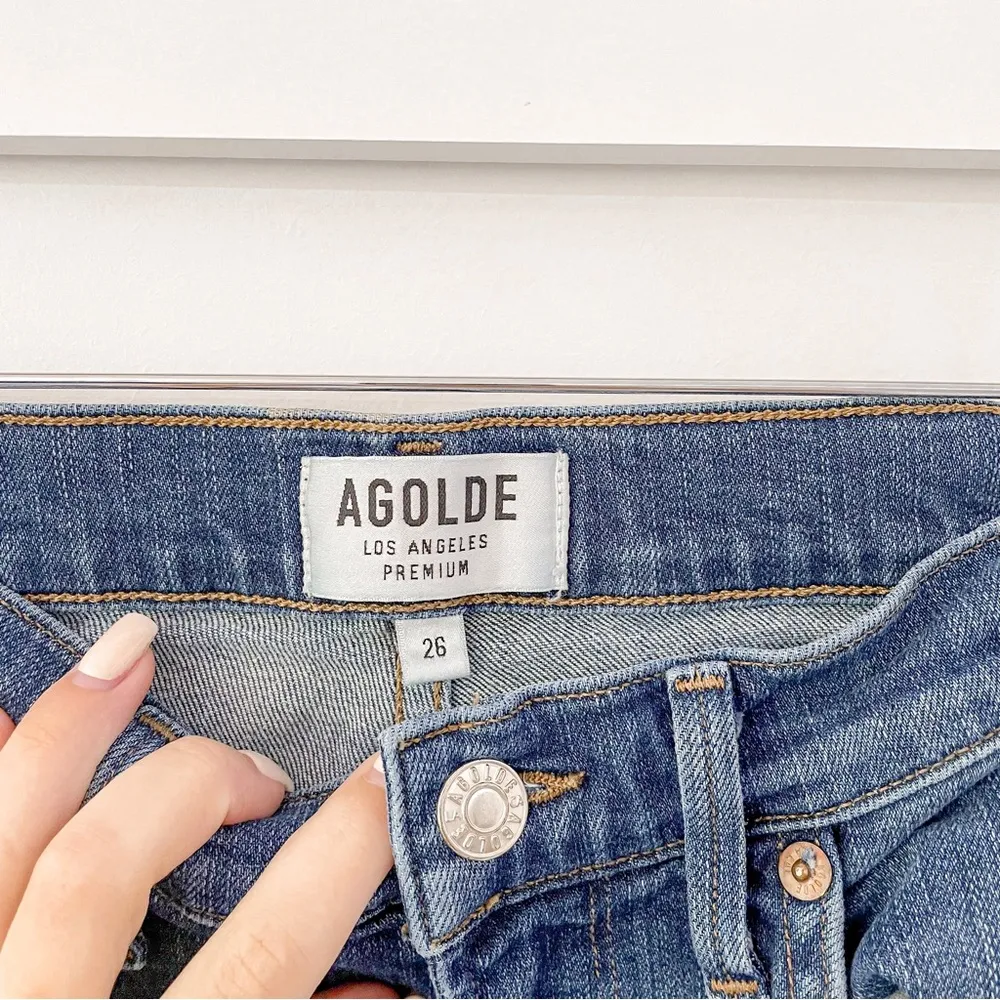 AGOLDE Sophie High Rise Skinny Crop Jeans Santa Fe - Image 57