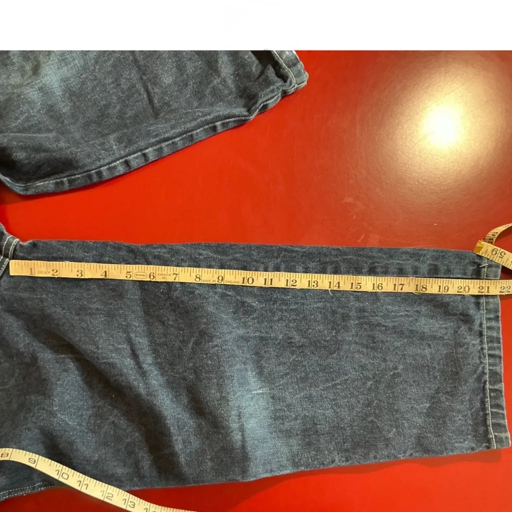 Southpole Womens 10 Carpenter Capri Jeans Y2K Streetwear Workwear Denim - Image 6