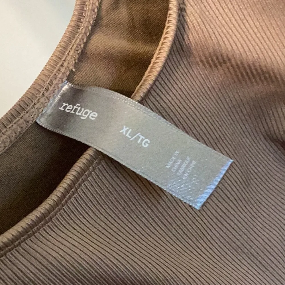 Refuge  Brown and Cream One Piece Swimsuit - Image 2