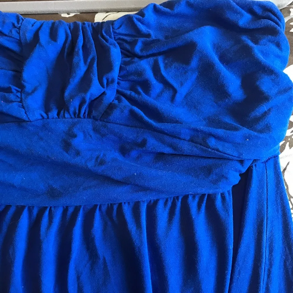 INC Strapless Tank /Tube Top Blue Sz L GUC INC International Concepts Summer Top - Image 4