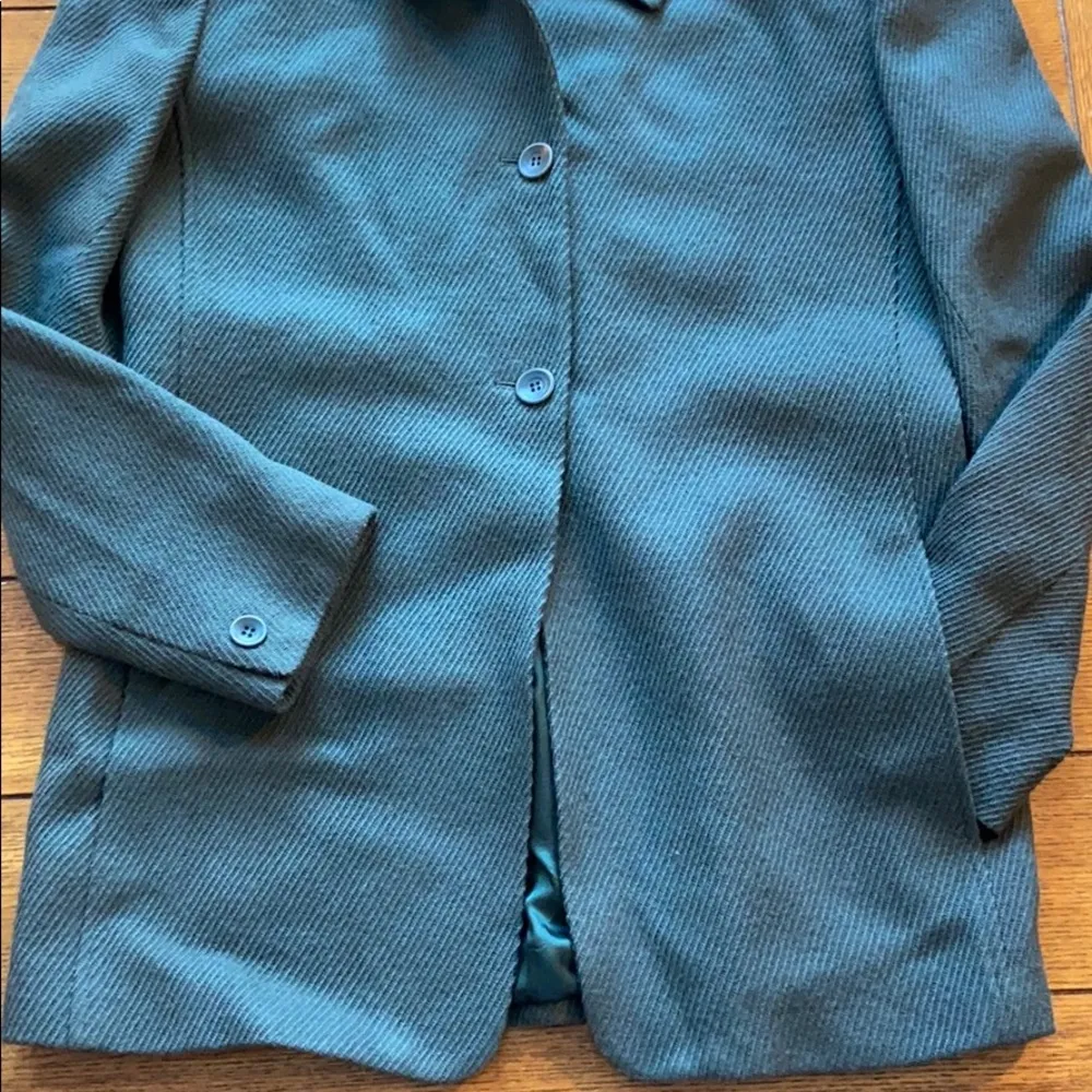 JONES NEW YORK Army Green Jacket Coat - Image 4