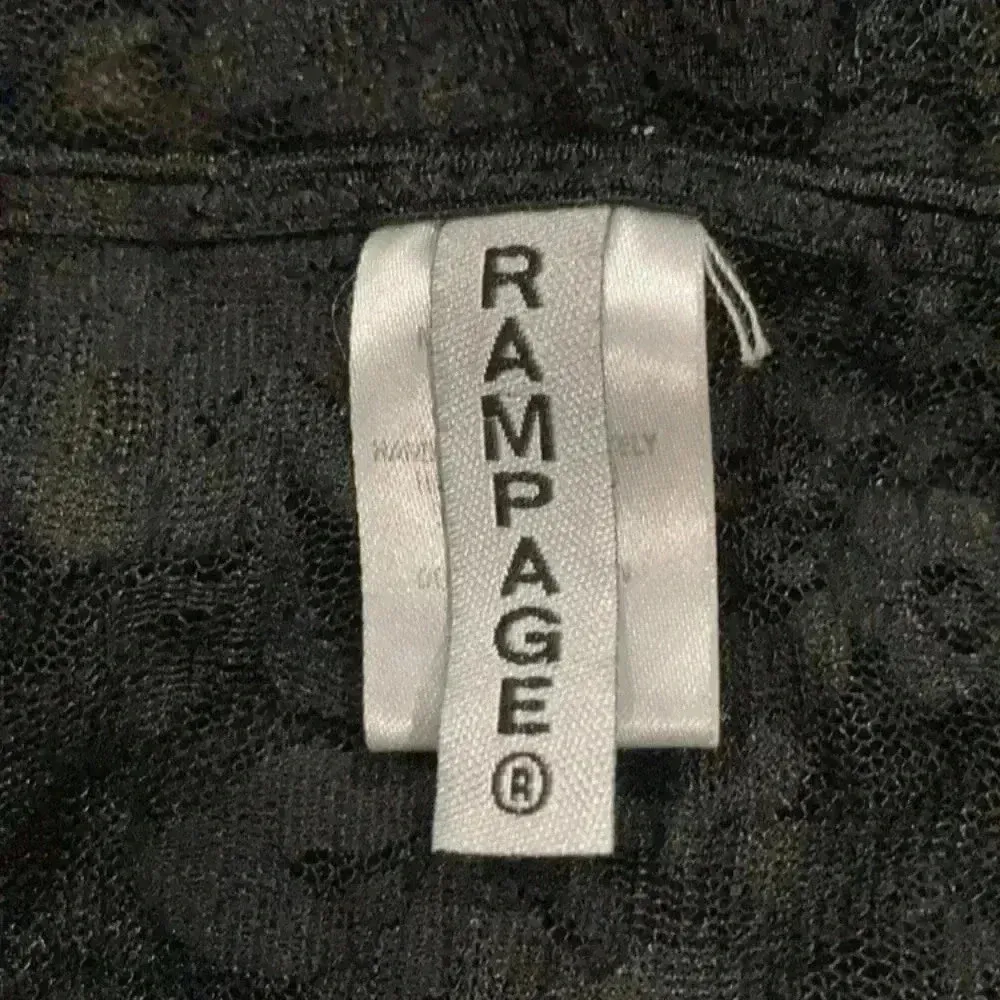 Rampage intimates black lace tank top in size medium - Image 4