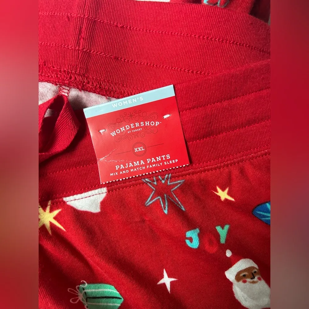 Wondershop Women's Christmas Pajama Pants Plus Size XXL Red - Image 3