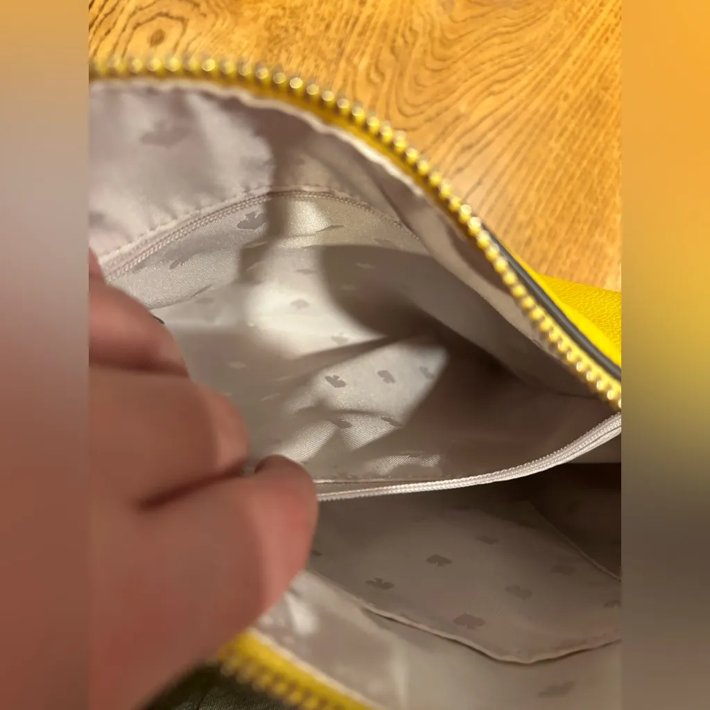 Kate Spade, New York Rosie yellow Leather Crossbody Bag New Without Tags - Image 6