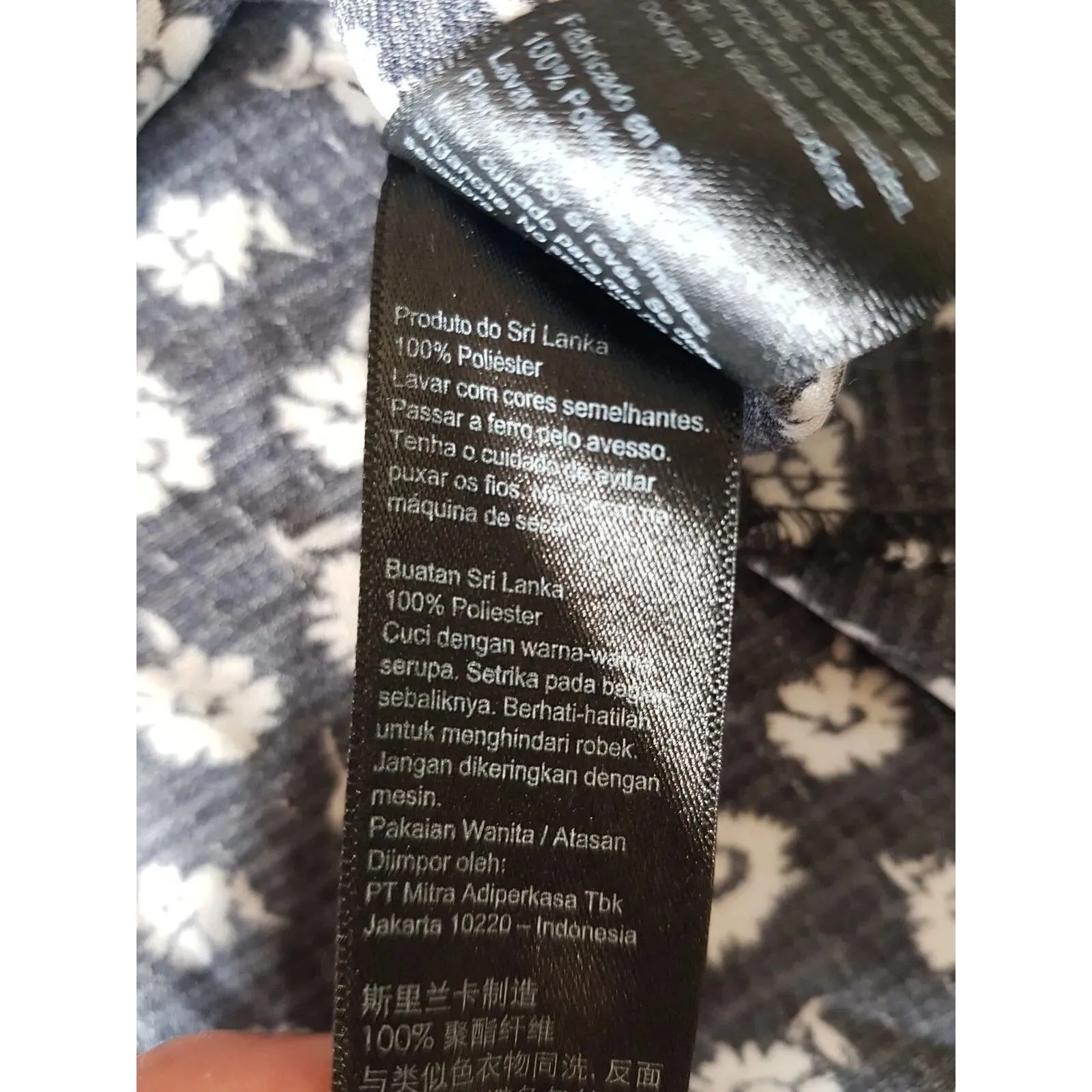 Topshop Womens Blouse Sz 4 Floral  Ruffle Bohemian Boho Chic Office Work Career - Image 7