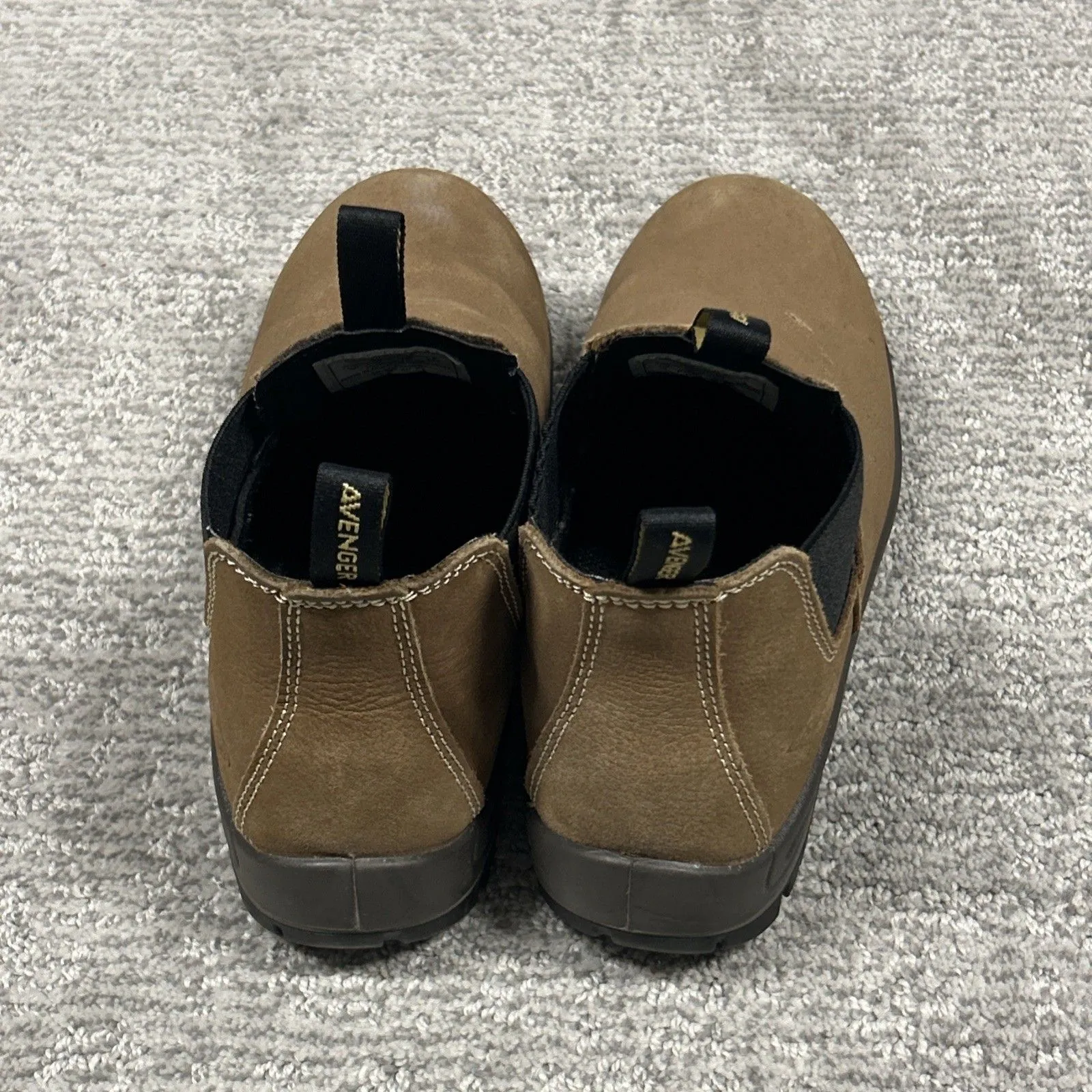 Avenger Foreman Romeo Boots Womens 7 Slip Resistant Composite Toe Brown Leather - Image 5