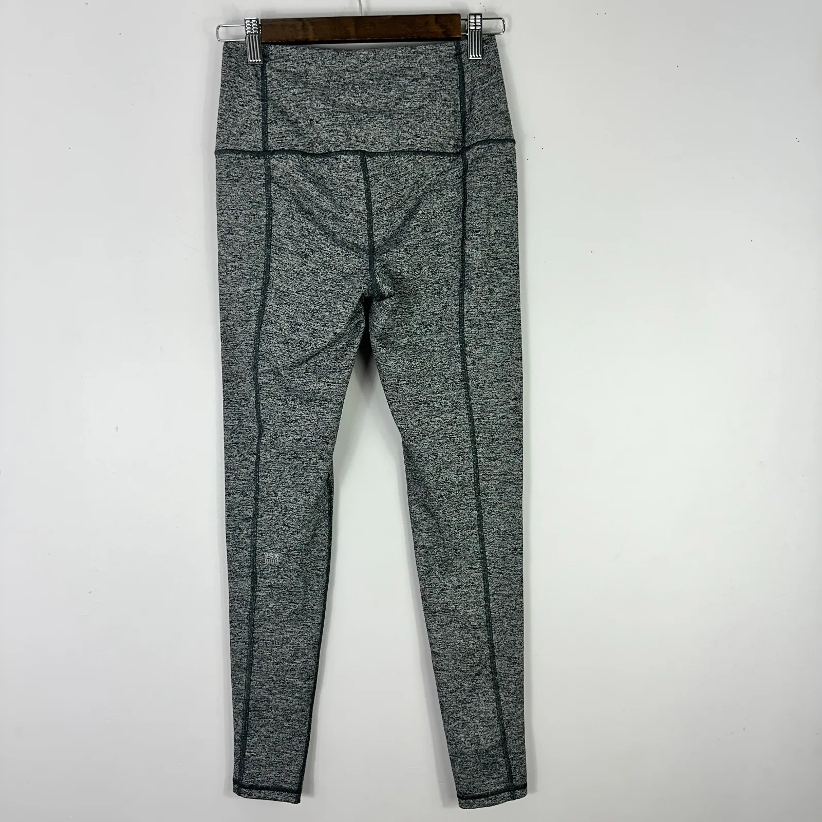 Victoria's Secret Knockout Tight Leggings S Gray High Waist VSX‎ Sport Stretch - Image 2