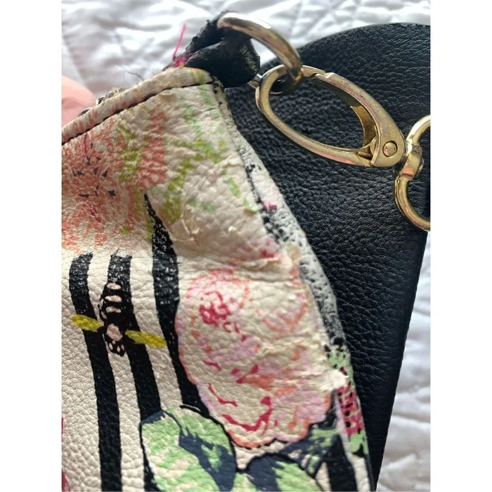 Betsey Johnson Gift Boxed Floral Big Bow Wallet Handbag Multi-Color Size 8x12" - Image 15