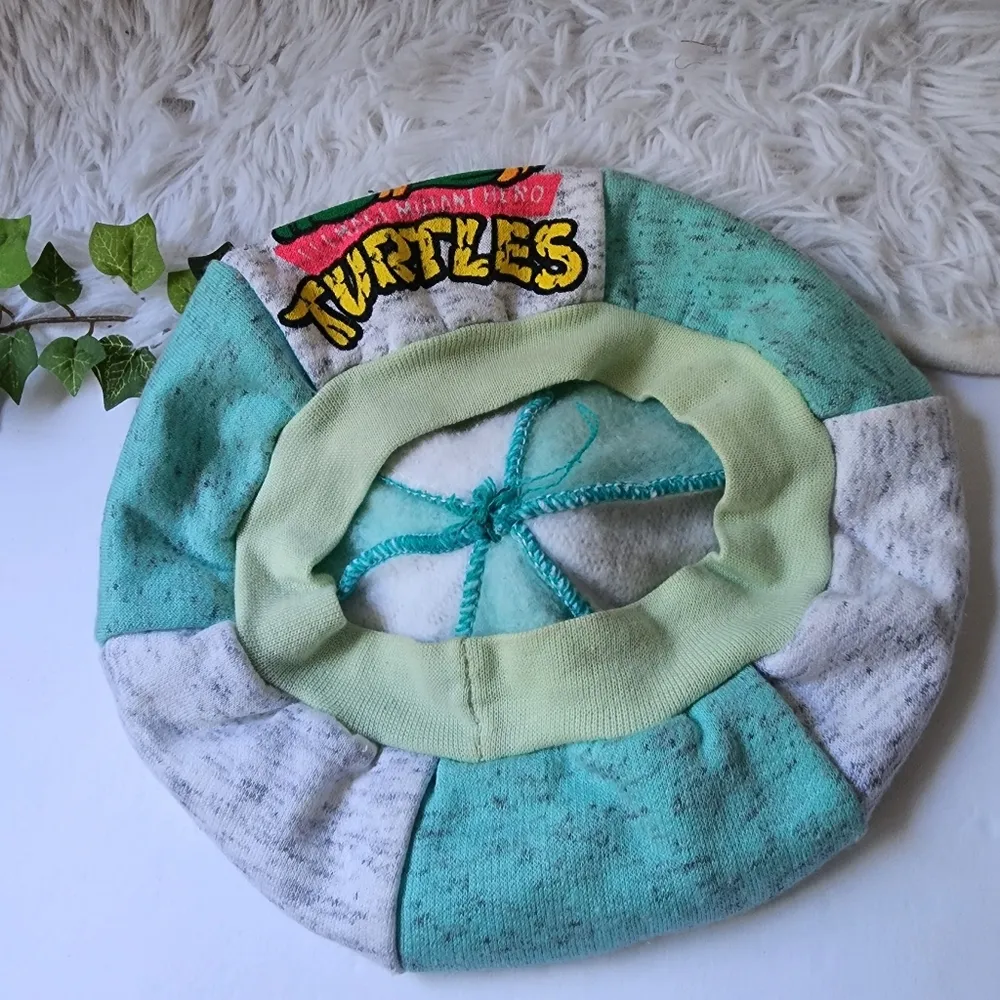 Ninja Turtles Cowabunga Beanie hat with Pompom Green - Image 2