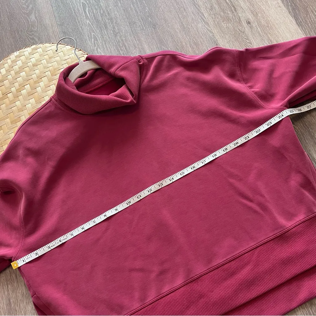 Lululemon softstreme pullover turtleneck in pomegranate‎ - Image 4