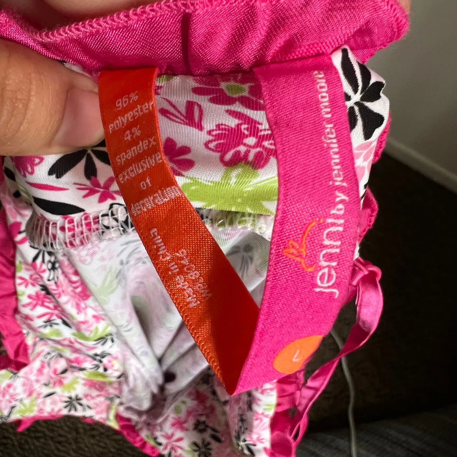 Vintage Pink Floral Babydoll Slip Dress Fairycore 2000s Coquette Medium - Image 4