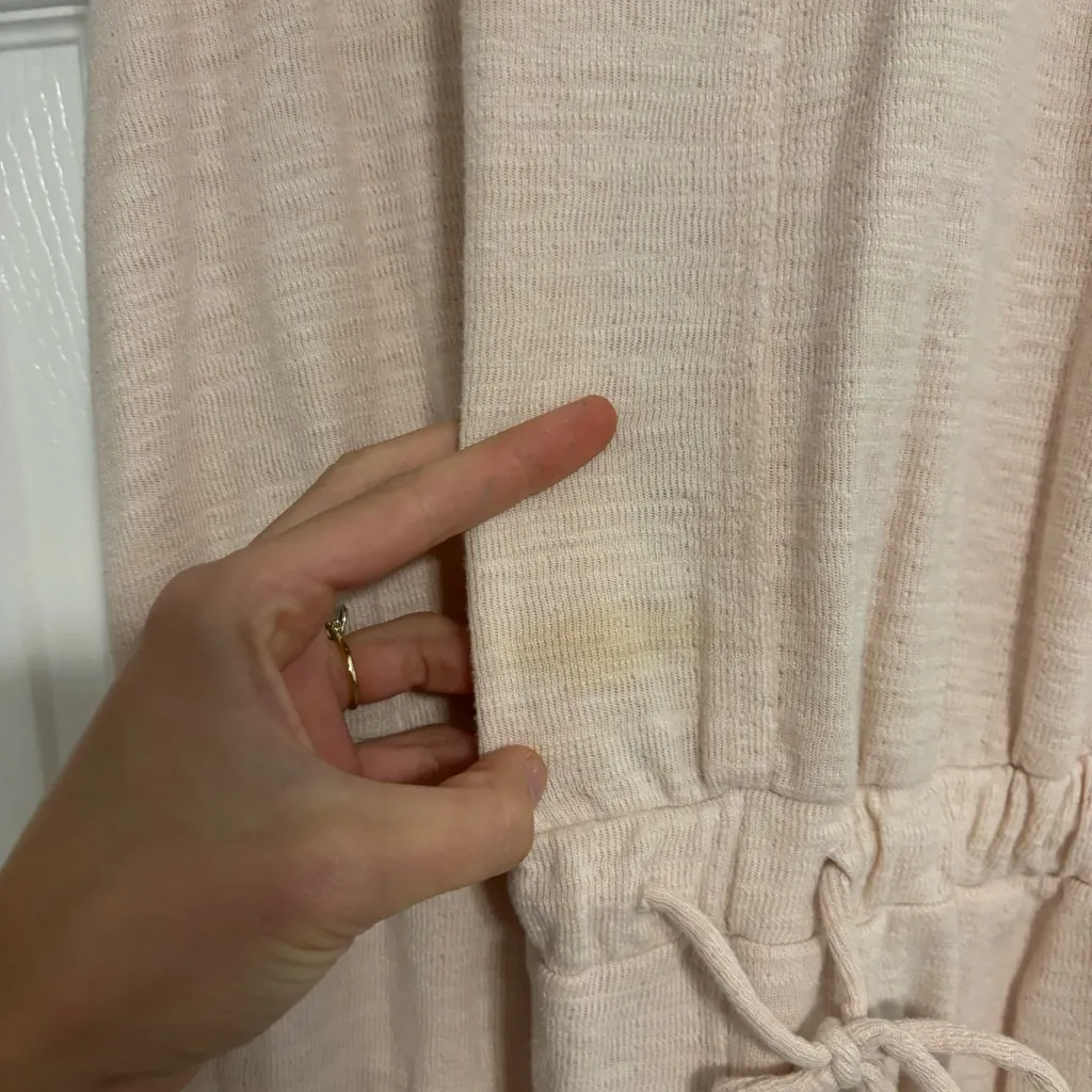 Free People Beach Pale Pink Jumpsuit Size L - Image 10