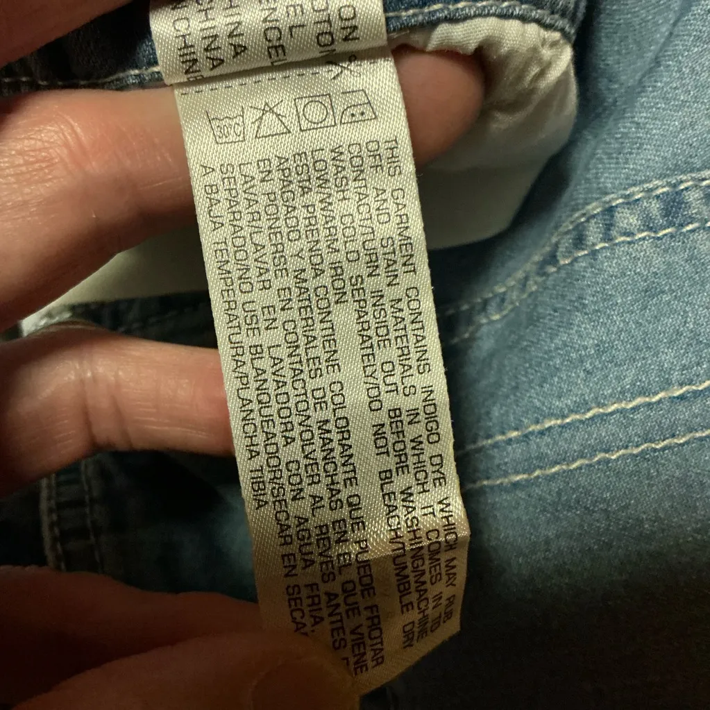 Unionbay denim overall shorts - Image 3